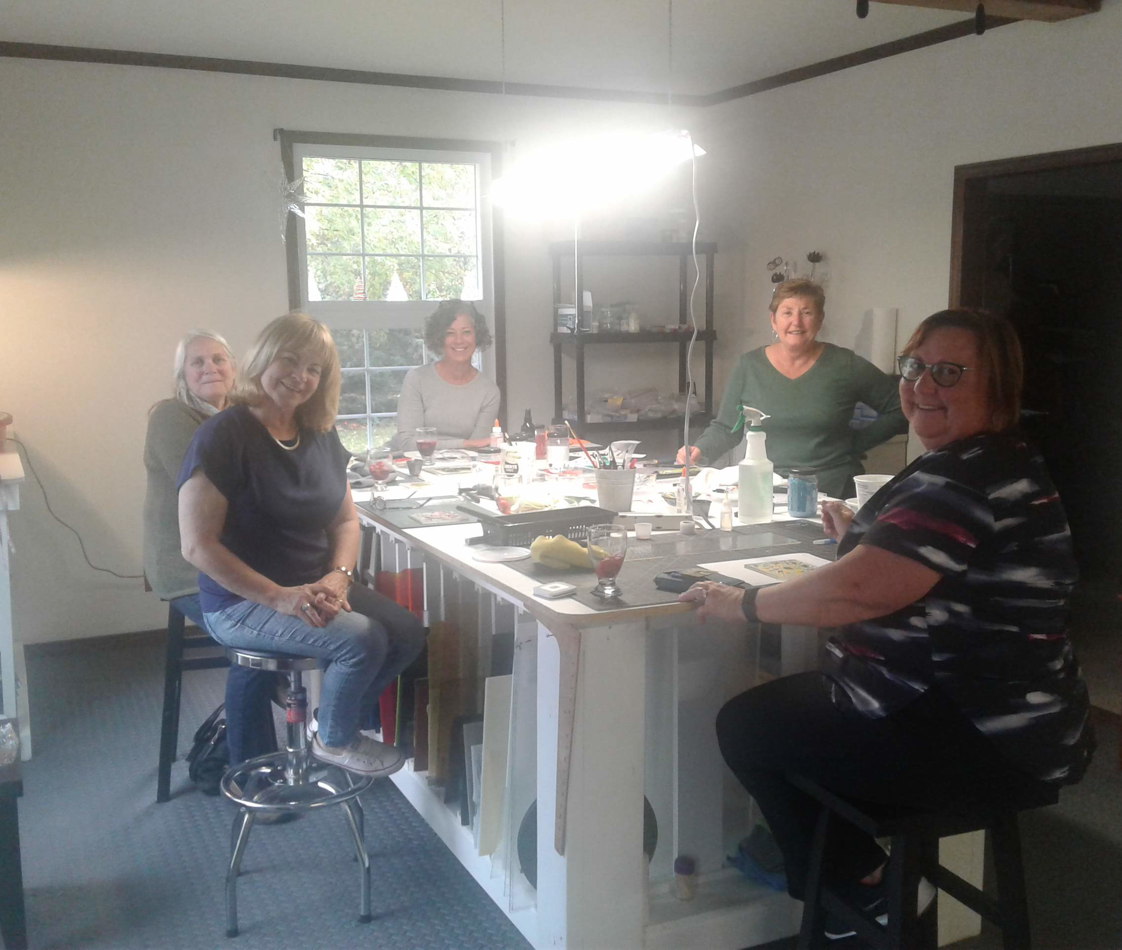 up the creek glass studio class image